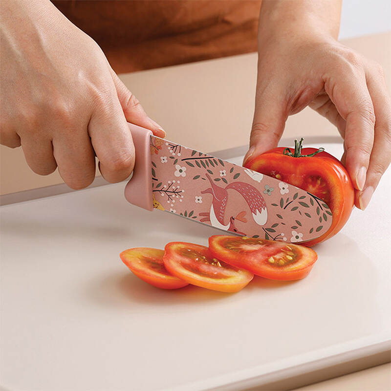 Bộ dao nhà bếp 3 món LocknLock Gallery Knife Set Màu hồng - CKK308S3, , large image number null